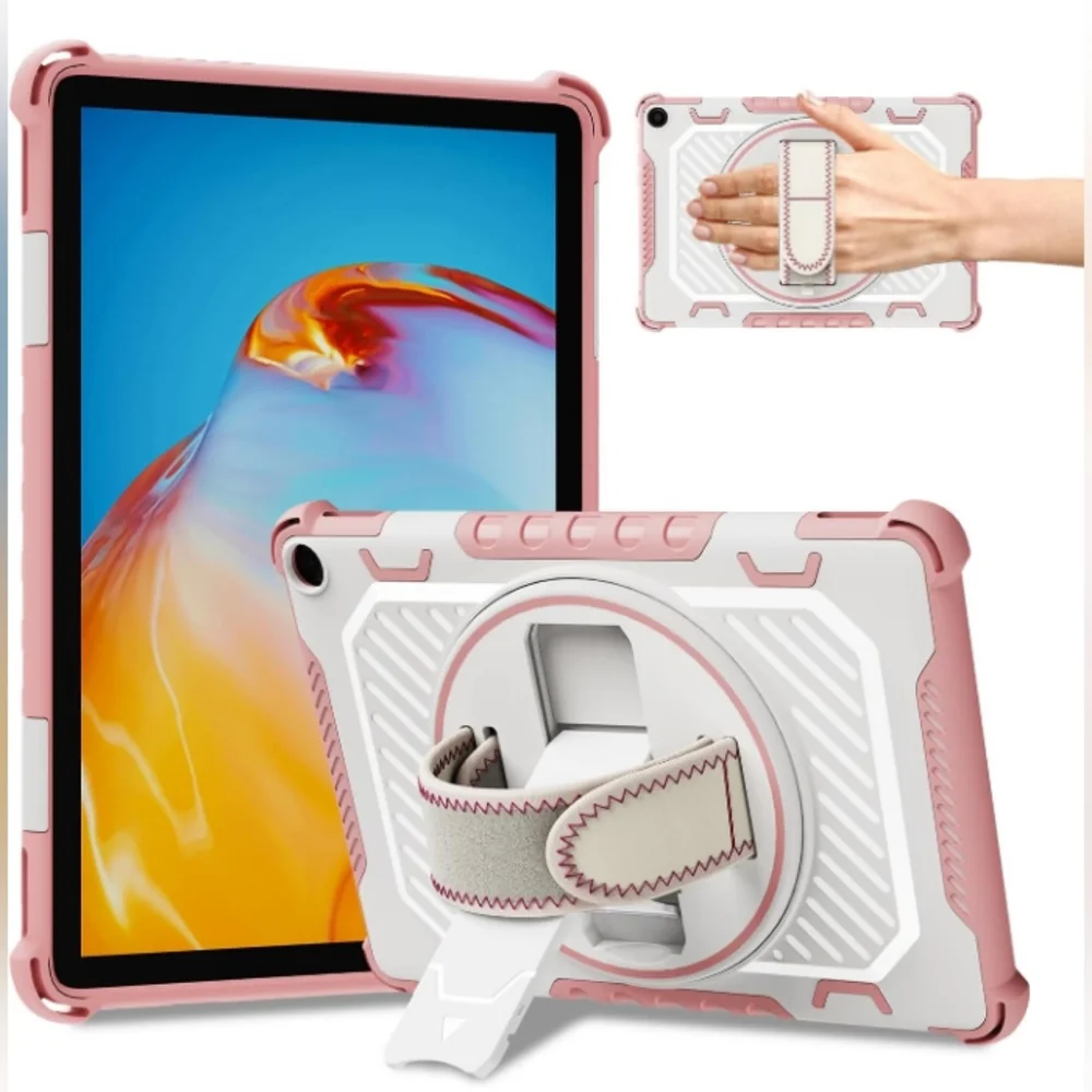 Roiskin Pink & White Multifunctional Tablet HD 10